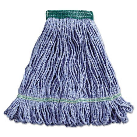Boardwalk 5 in Looped-End Wet Mop, Blue, Cotton/Synthetic, BWK502BLEA BWK502BLEA